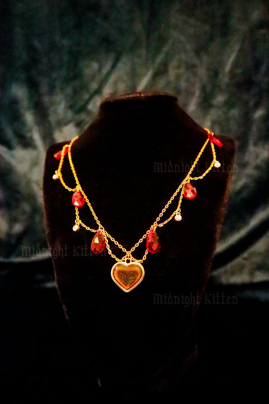 Haemachrome Heart Necklace